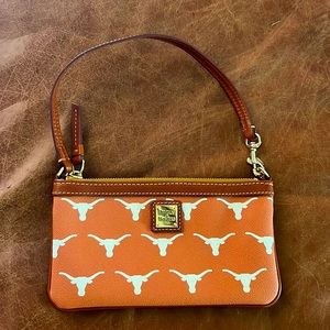 Rooney & Bourke Texas longhorn wristlet